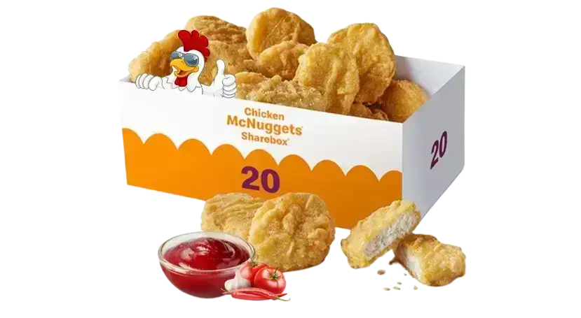 McDonalds UK 20-Chicken McNuggets®-Sharebox®