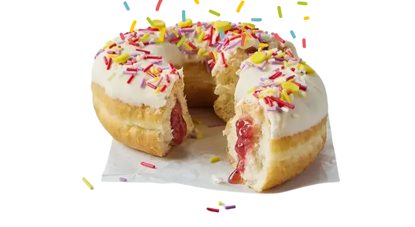 McDonalds UK Birthday-Donut