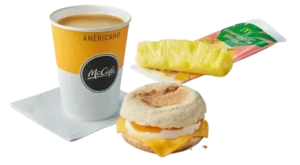 McDonalds UK Egg & Cheese McMuffin® meal