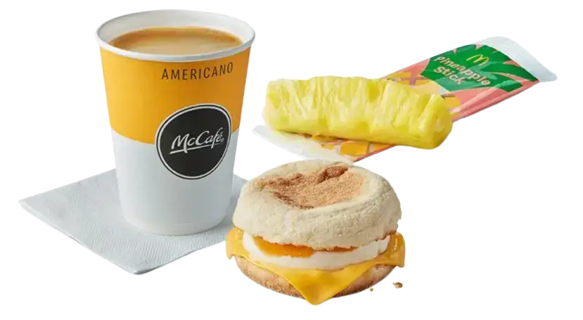 McDonalds UK Egg & Cheese McMuffin® meal