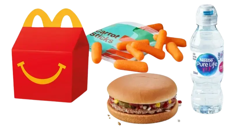 McDonalds UK Hamburger Meal