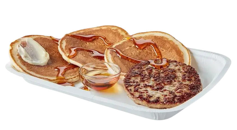 McDonalds UK Pancakes & Sausage with Syrup