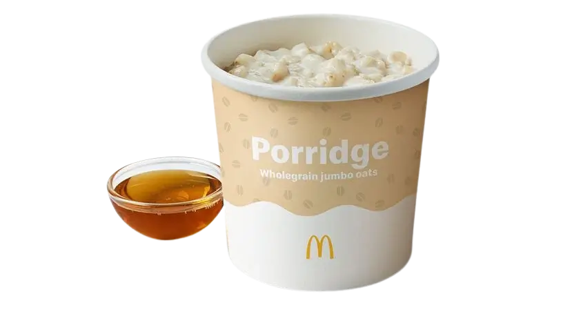 McDonalds UK Porridge with Lyle’s Golden Syrup®