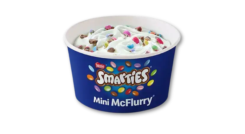 McDonalds UK Smarties McFlurry® Mini