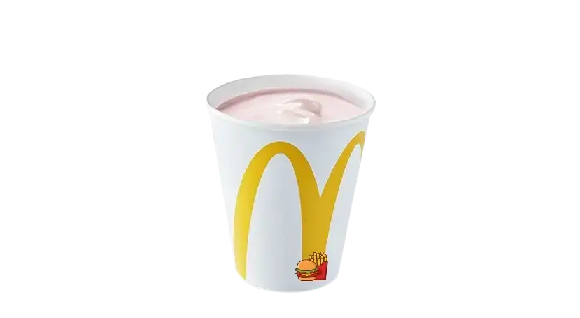 McDonalds UK Strawberry Milkshake Small