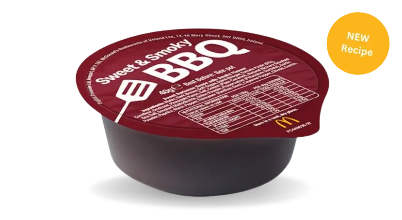 McDonalds UK Sweet & Smoky BBQ Dip - 40g