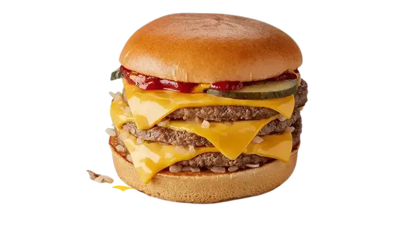 McDonalds UK Triple-Cheeseburger