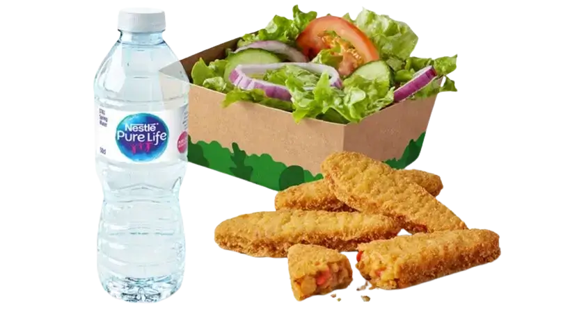 McDonalds UK Veggie Dippers - 4 pieces Meal