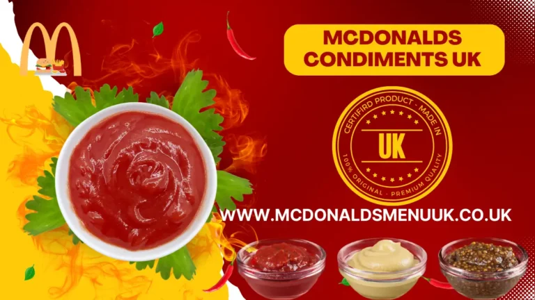 mcdonalds condiments uk